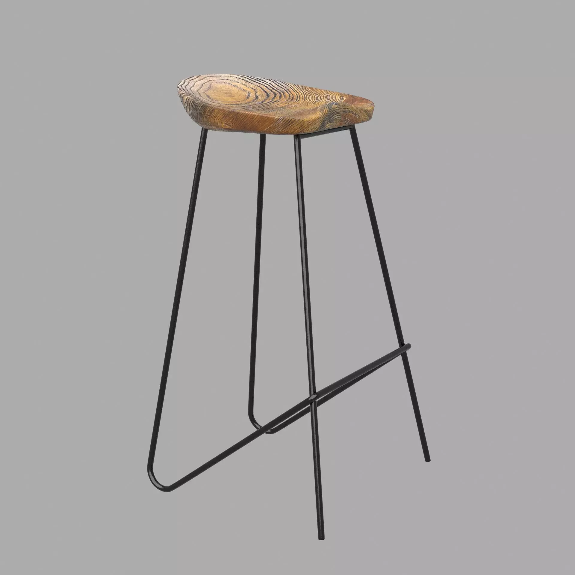 Unicorni Bar Stool 3D model_0