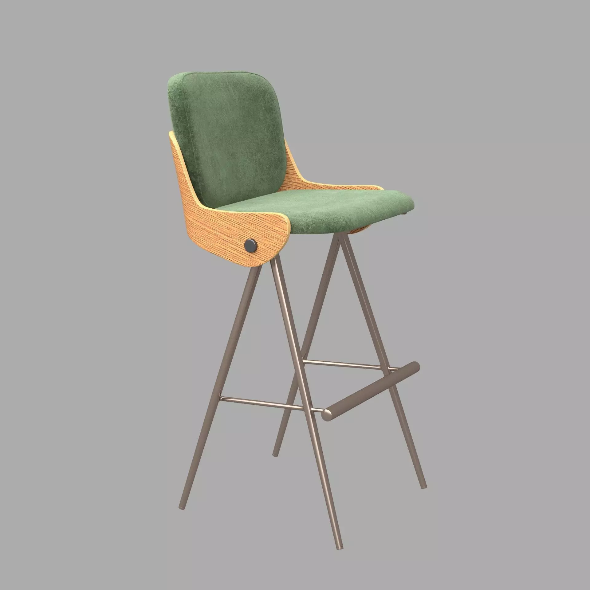 Umbralis Bar Stool 3D model_0
