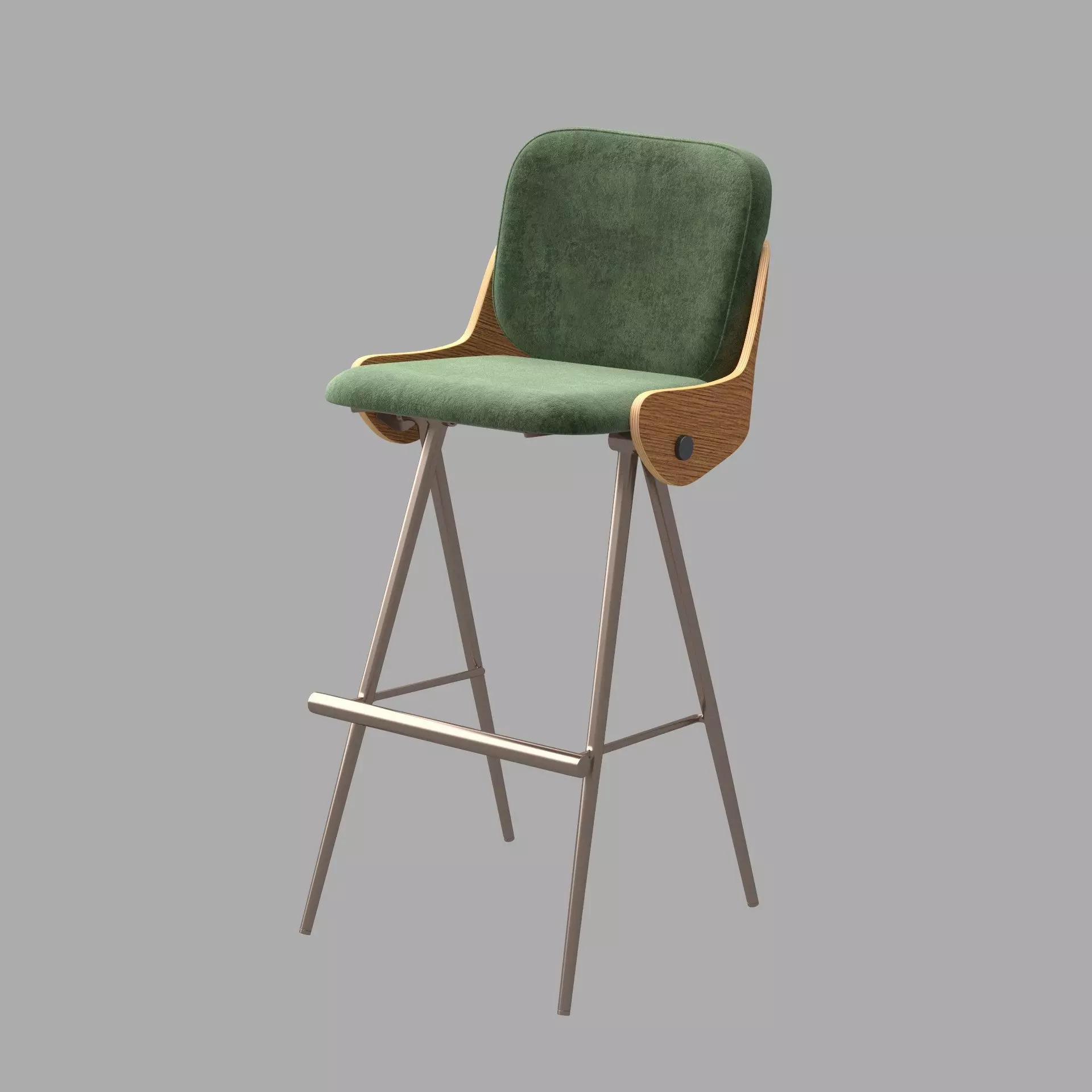 Umbralis Bar Stool 3D model_2