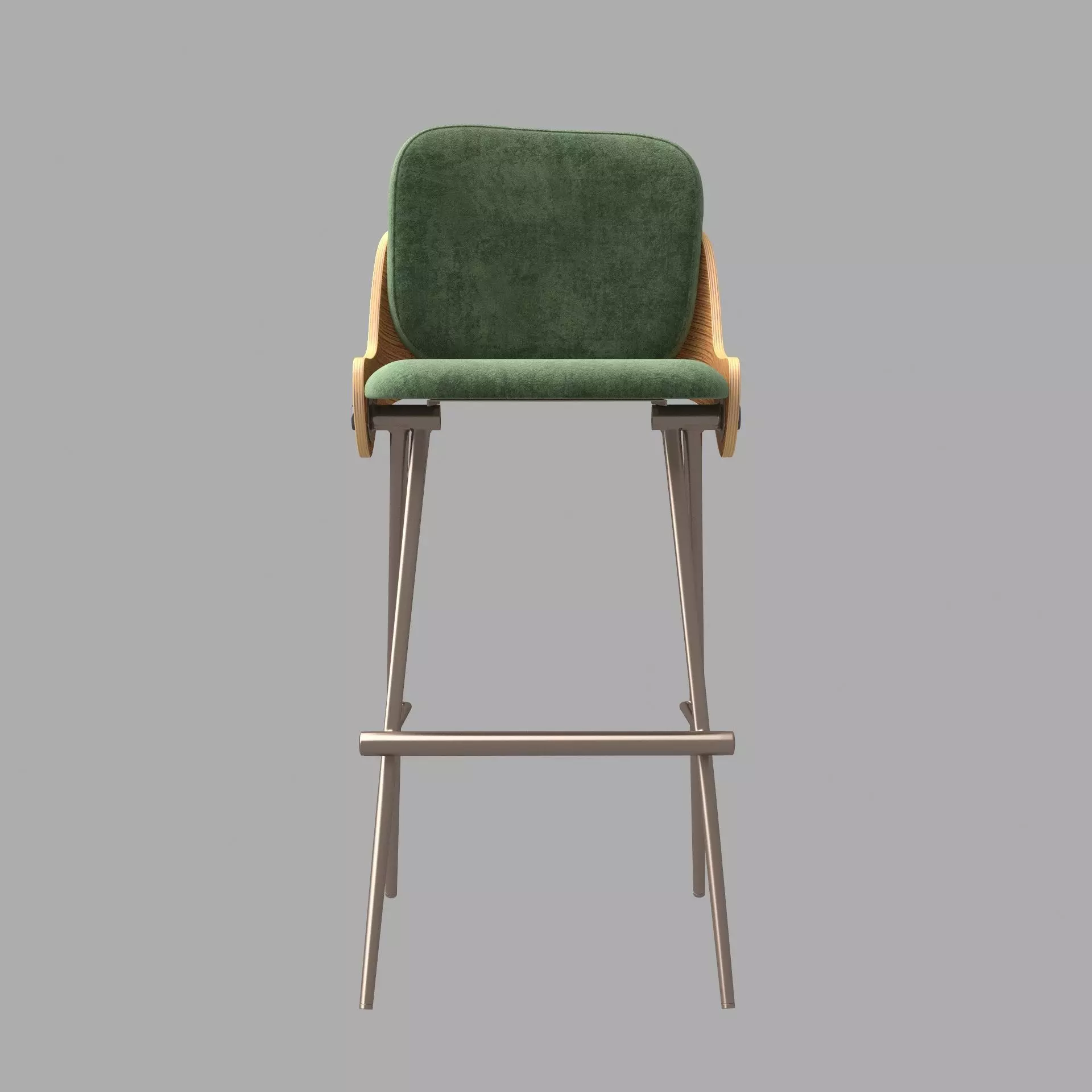 Umbralis Bar Stool 3D model_1