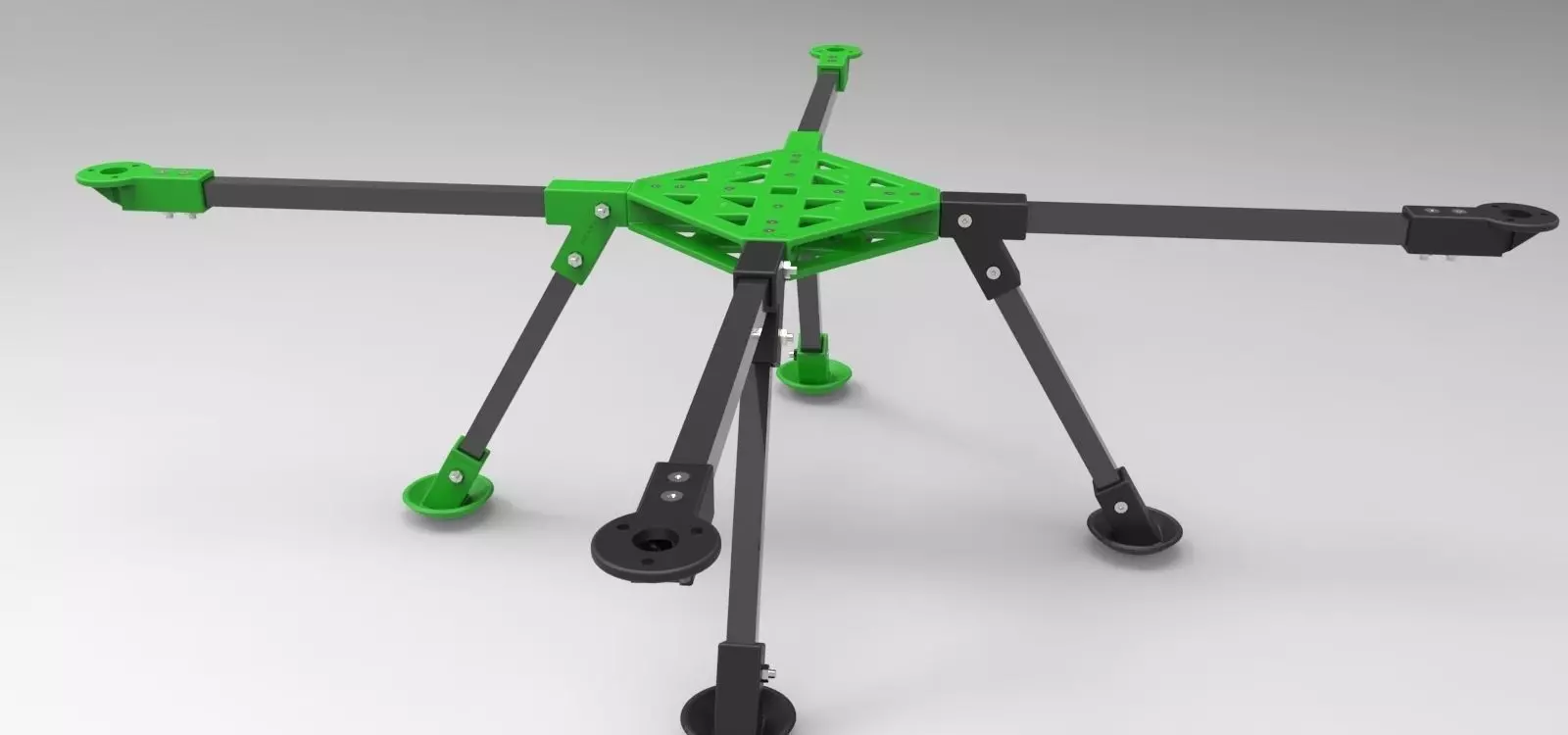 Hobbyking RotorBits QuadCopter Kit With Modular Assembly Free 3D model