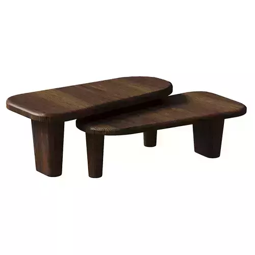 Duo Multilaque Oak Coffee Table 