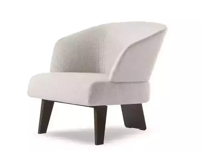 minotti armchair reeves small