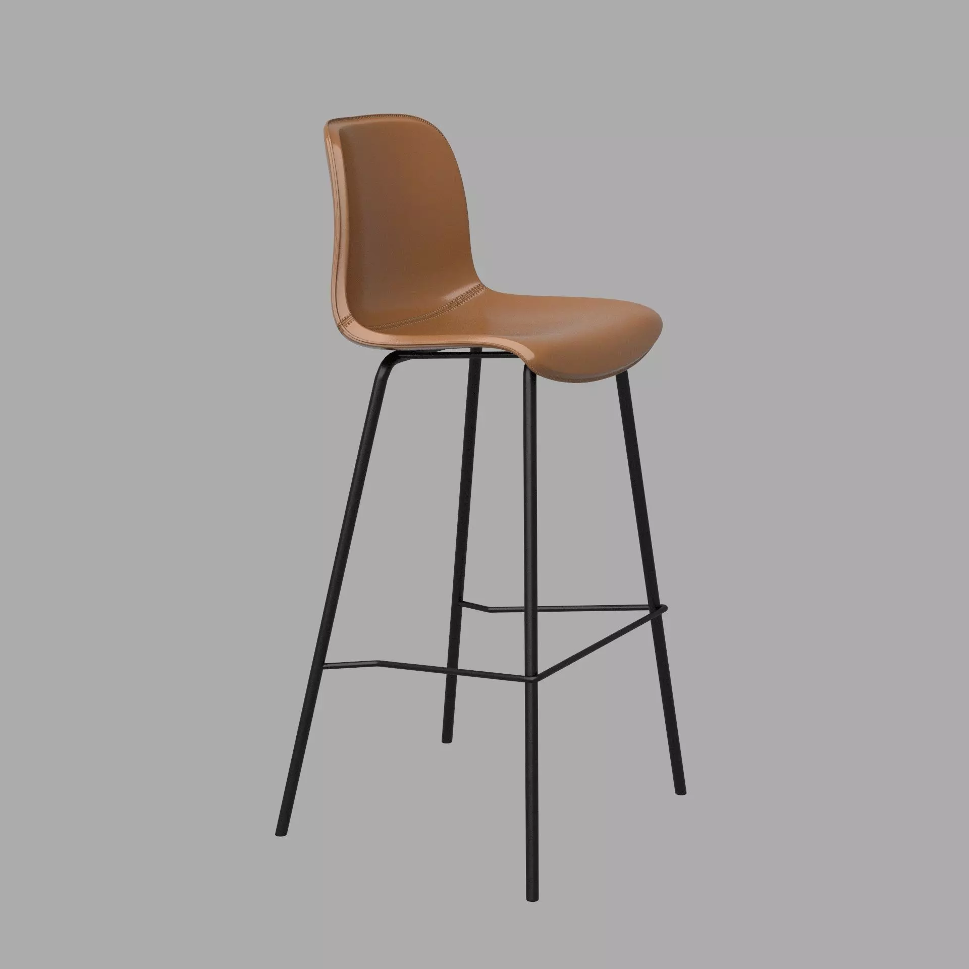 Qingu Bar Stool 3D model_0