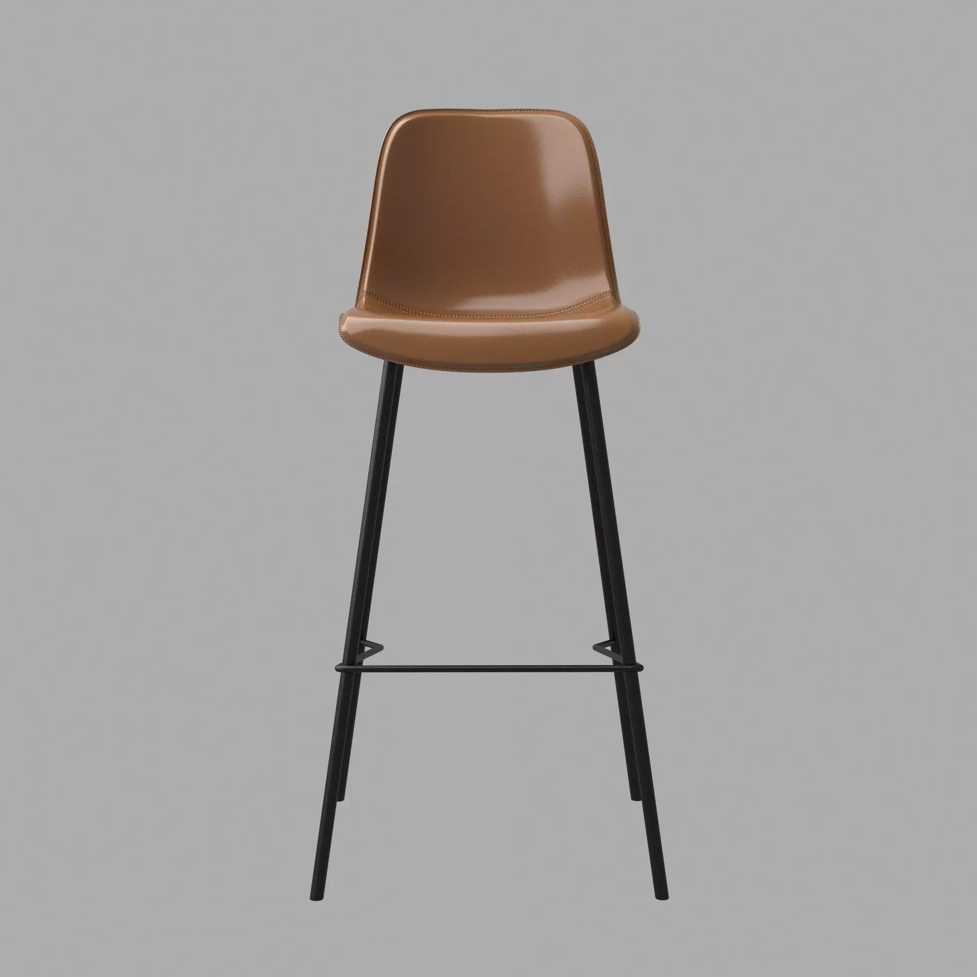 Qingu Bar Stool 3D model_1