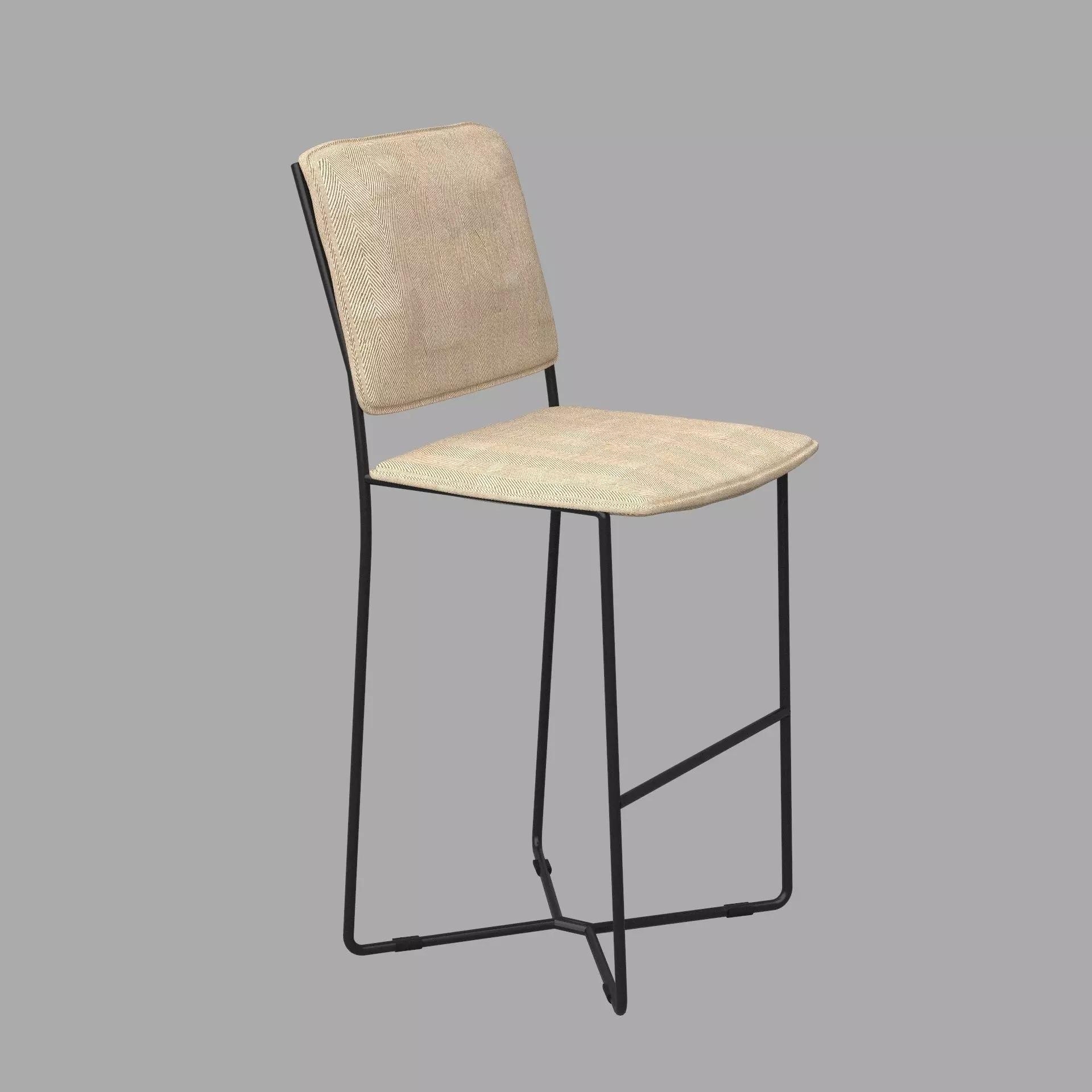 Qilinus Bar Stool 3D model