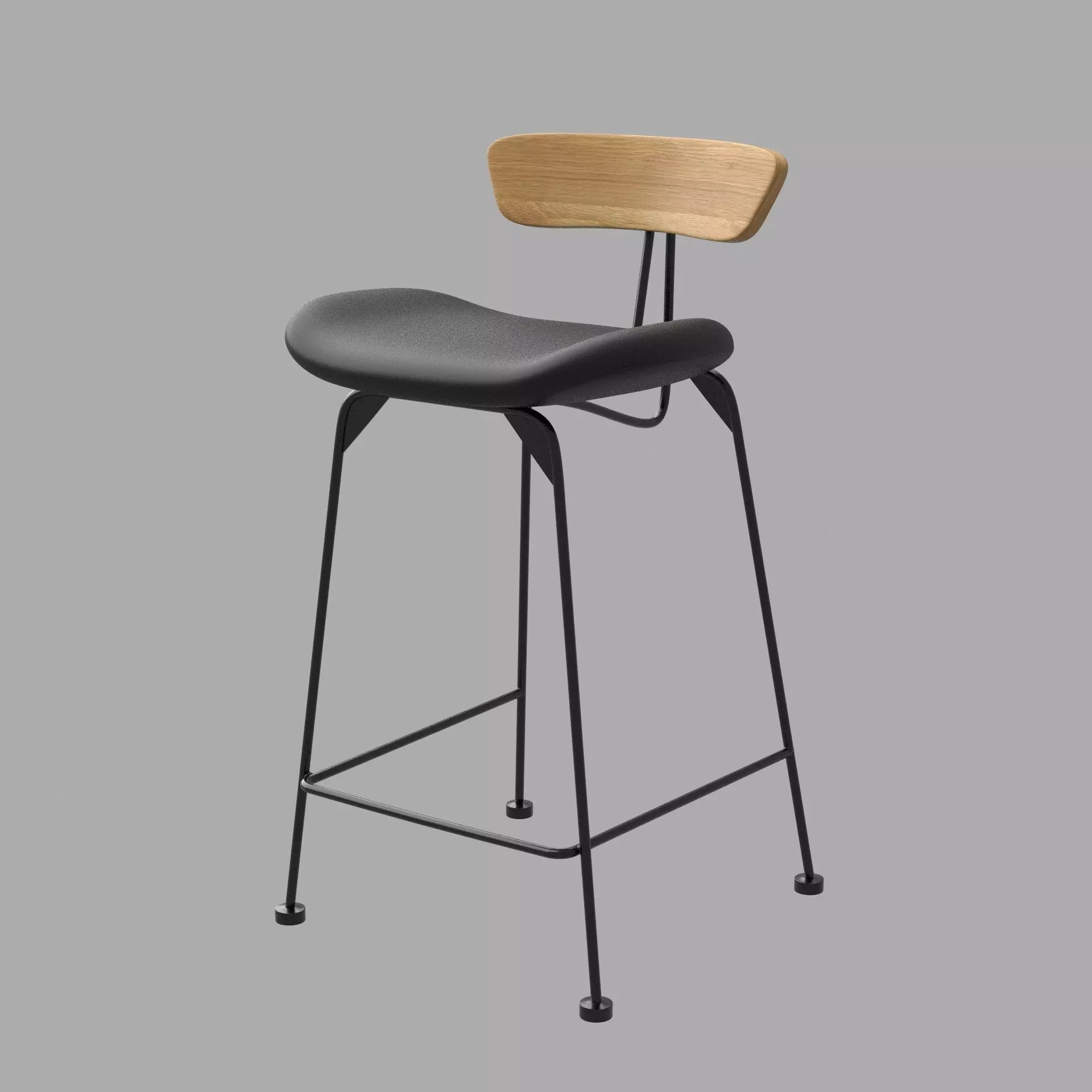 Pontianak Bar Stool 3D model_2