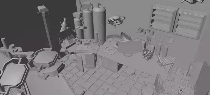 sci-fi Medical Clinic 