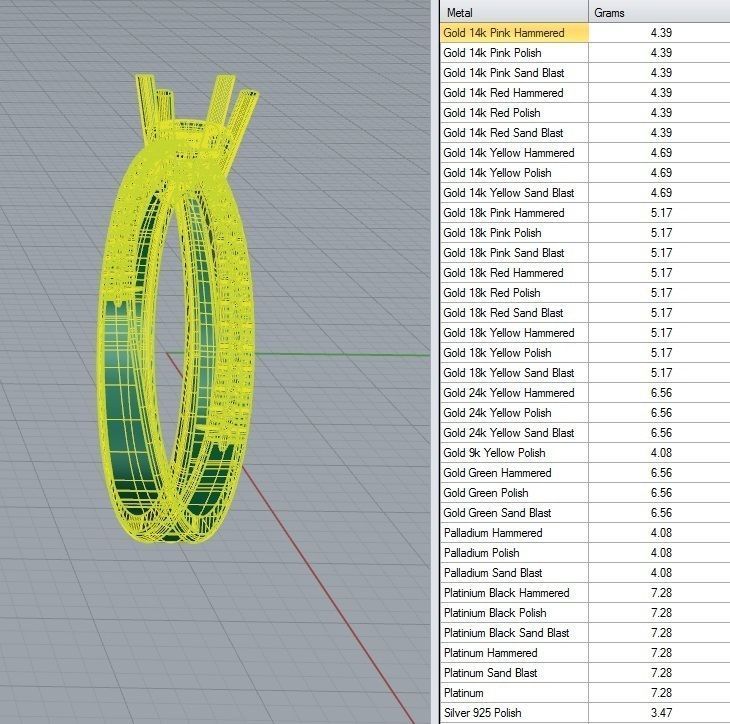 Solitaire Diamond Ring 3D print model_18
