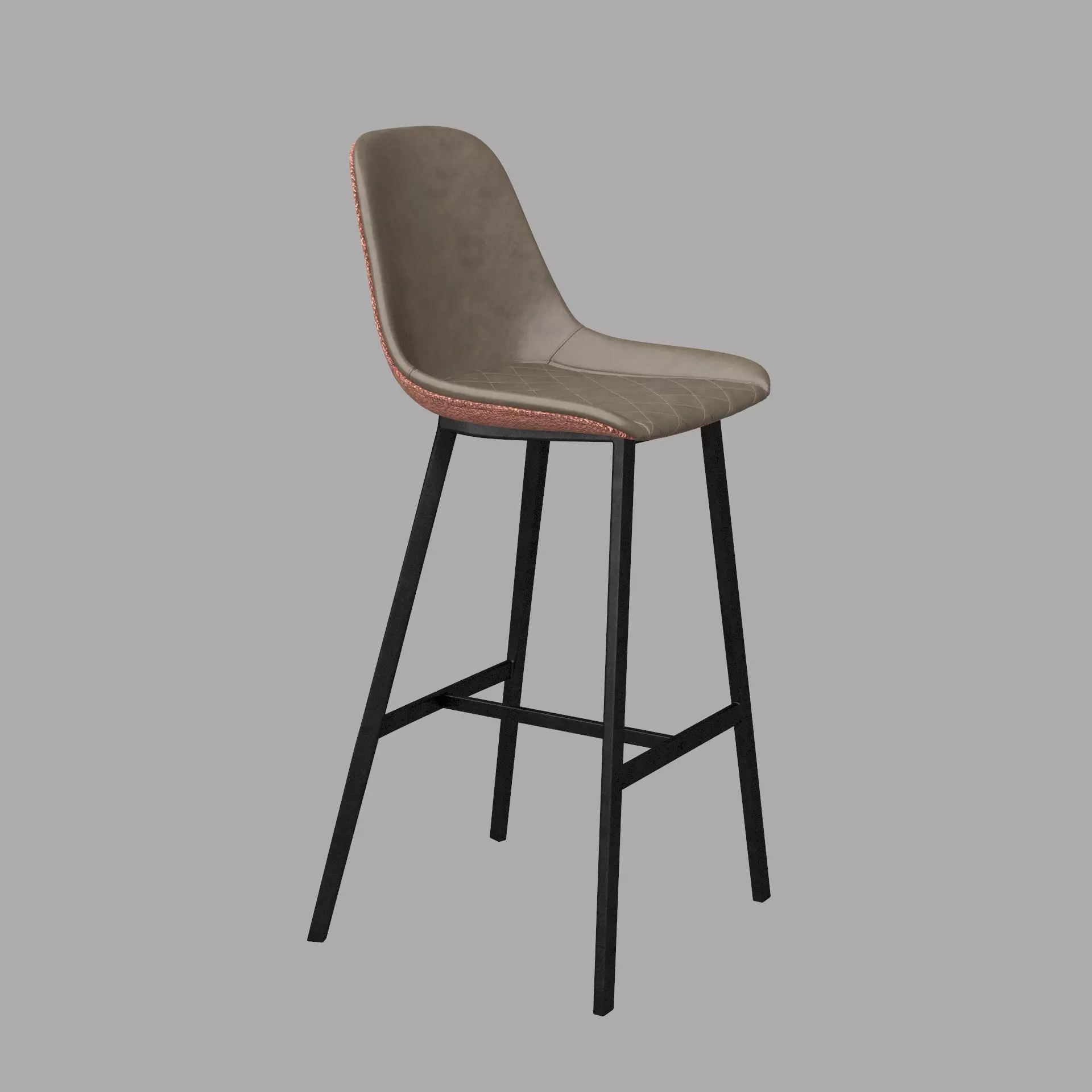 Ophion Bar Stool 3D model_0