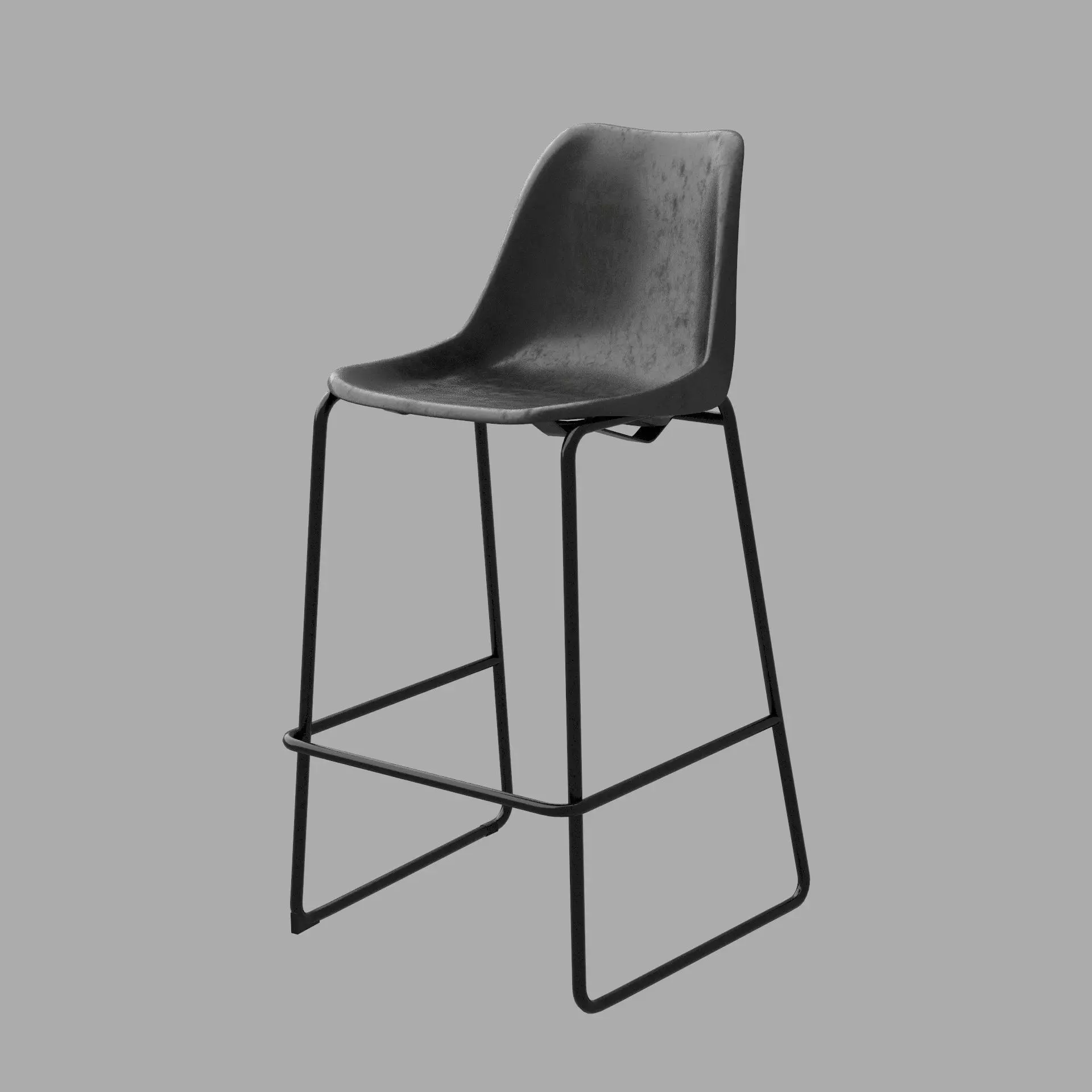 Oberonic Bar Stool 3D model_2