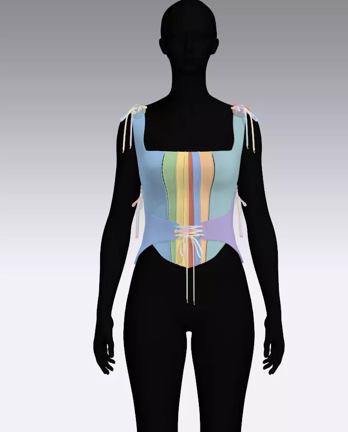 Wedding Bustiers 3D model_18
