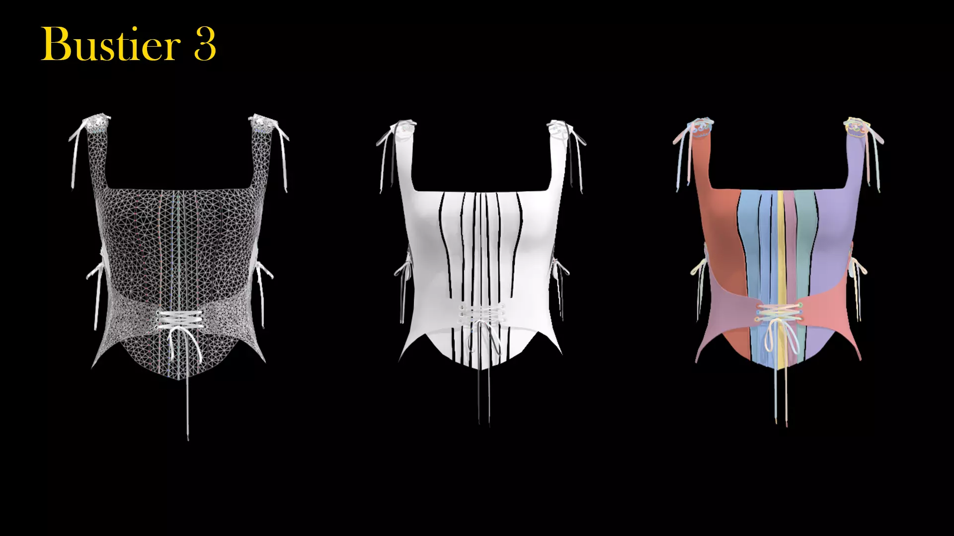 Wedding Bustiers 3D model_4