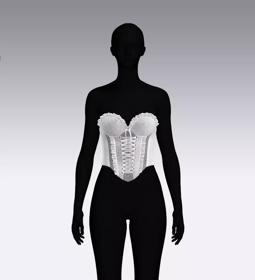 Wedding Bustiers 3D model_14