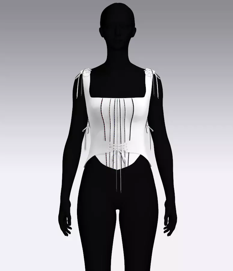 Wedding Bustiers 3D model_17