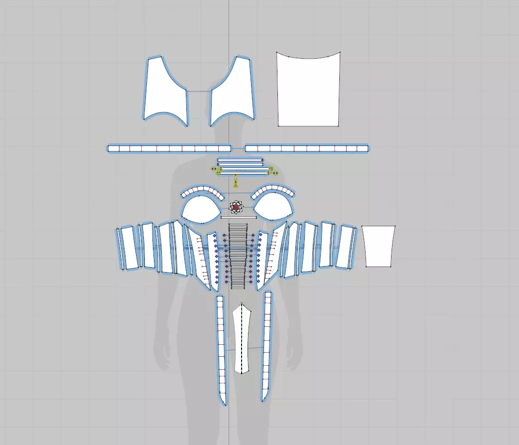 Wedding Bustiers 3D model_10