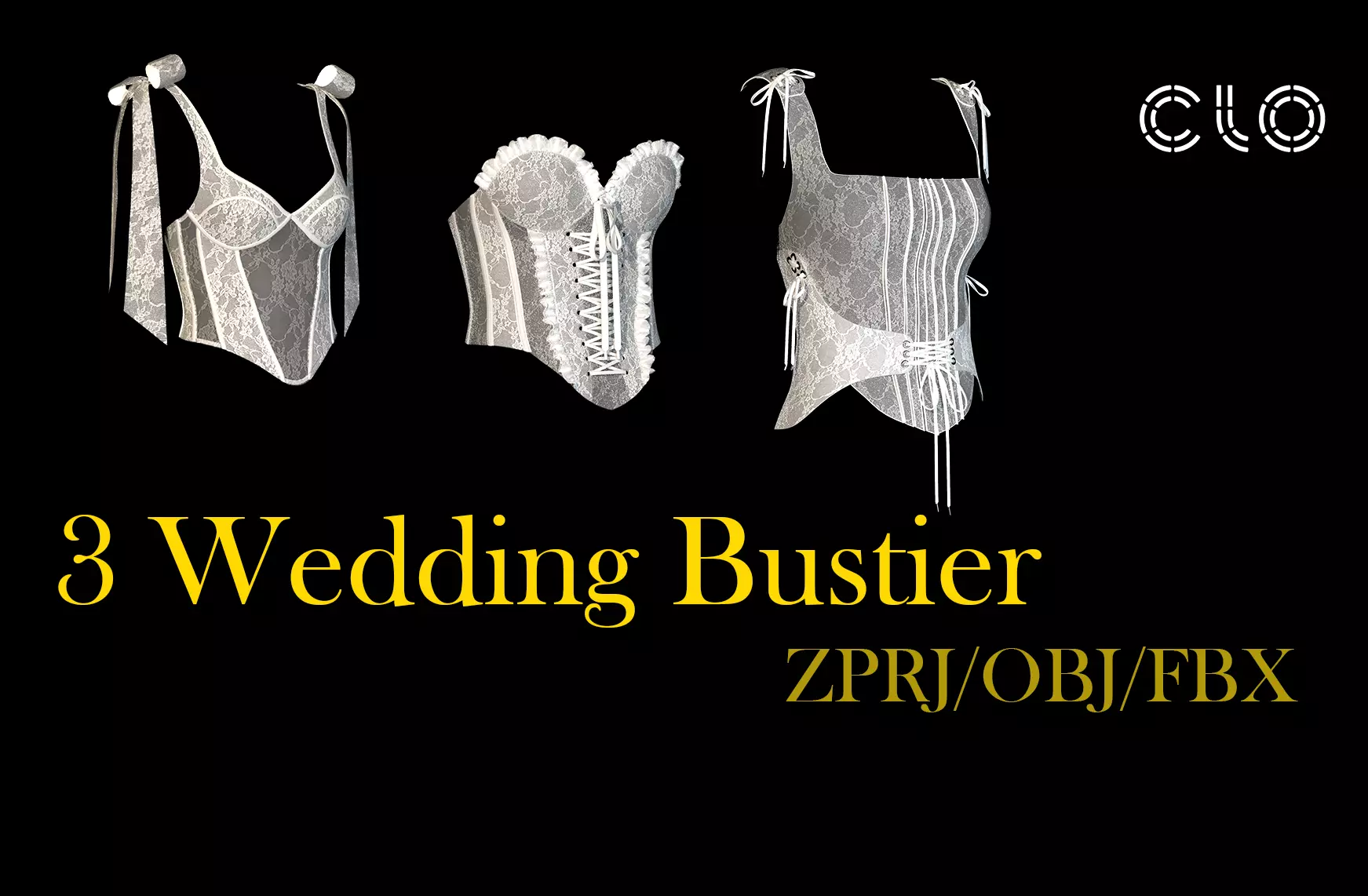 Wedding Bustiers 3D model_0