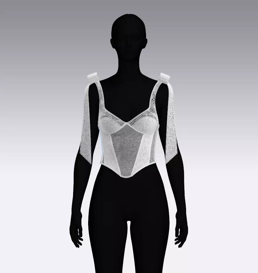 Wedding Bustiers 3D model_9