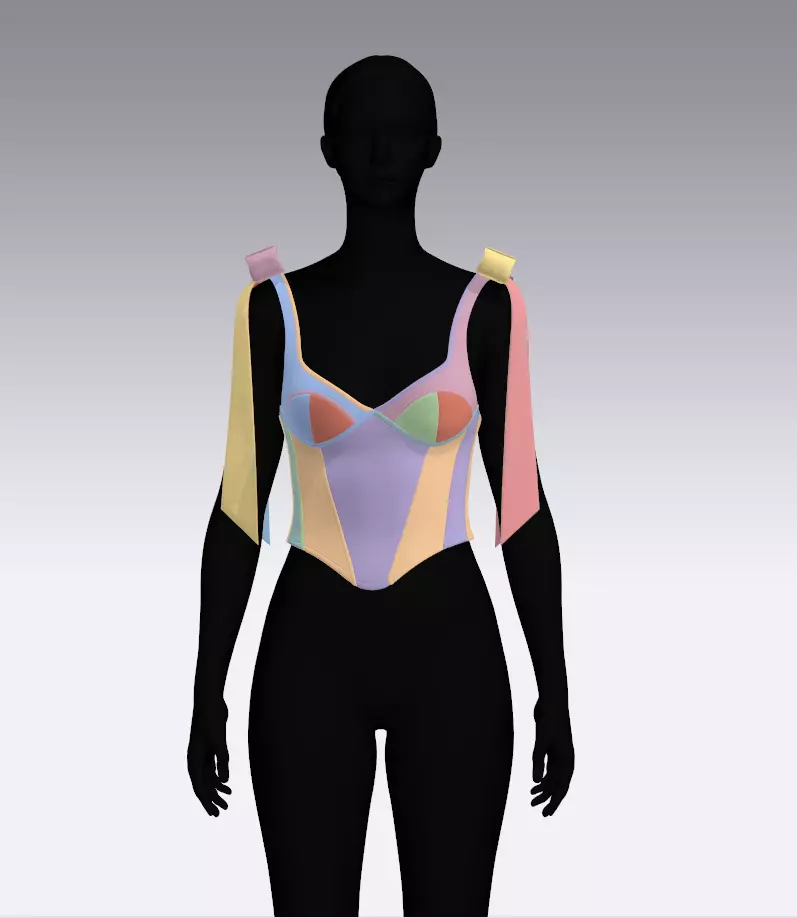 Wedding Bustiers 3D model_8