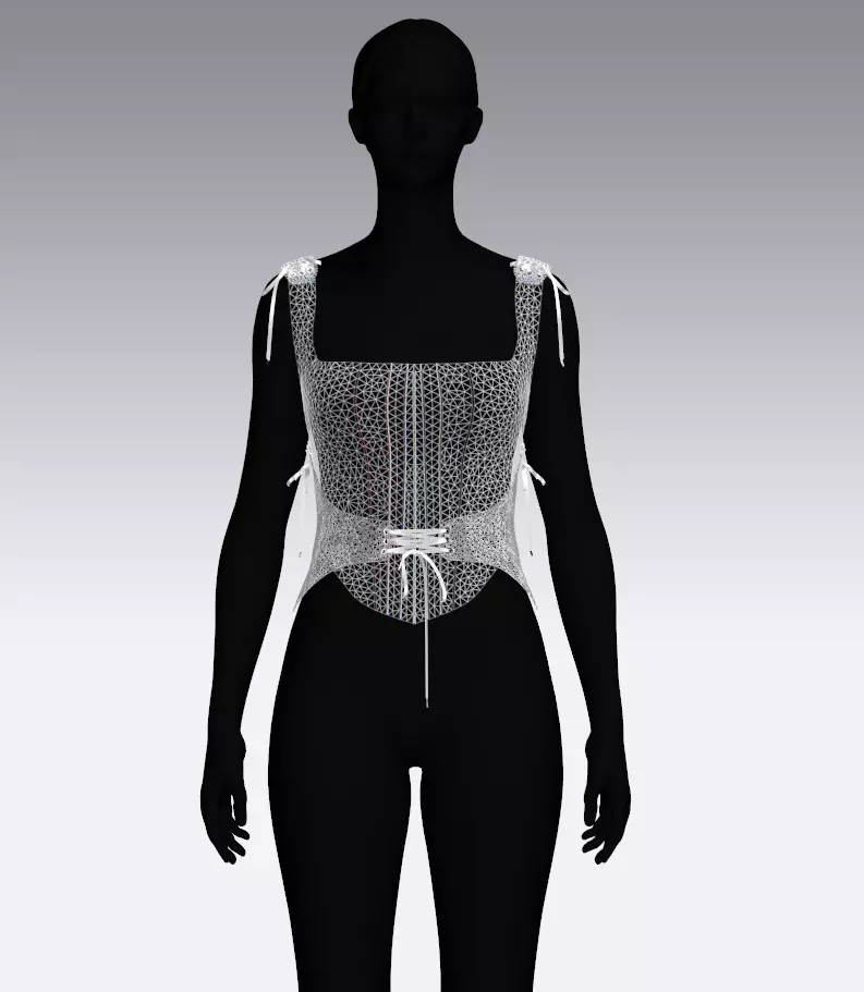 Wedding Bustiers 3D model_19
