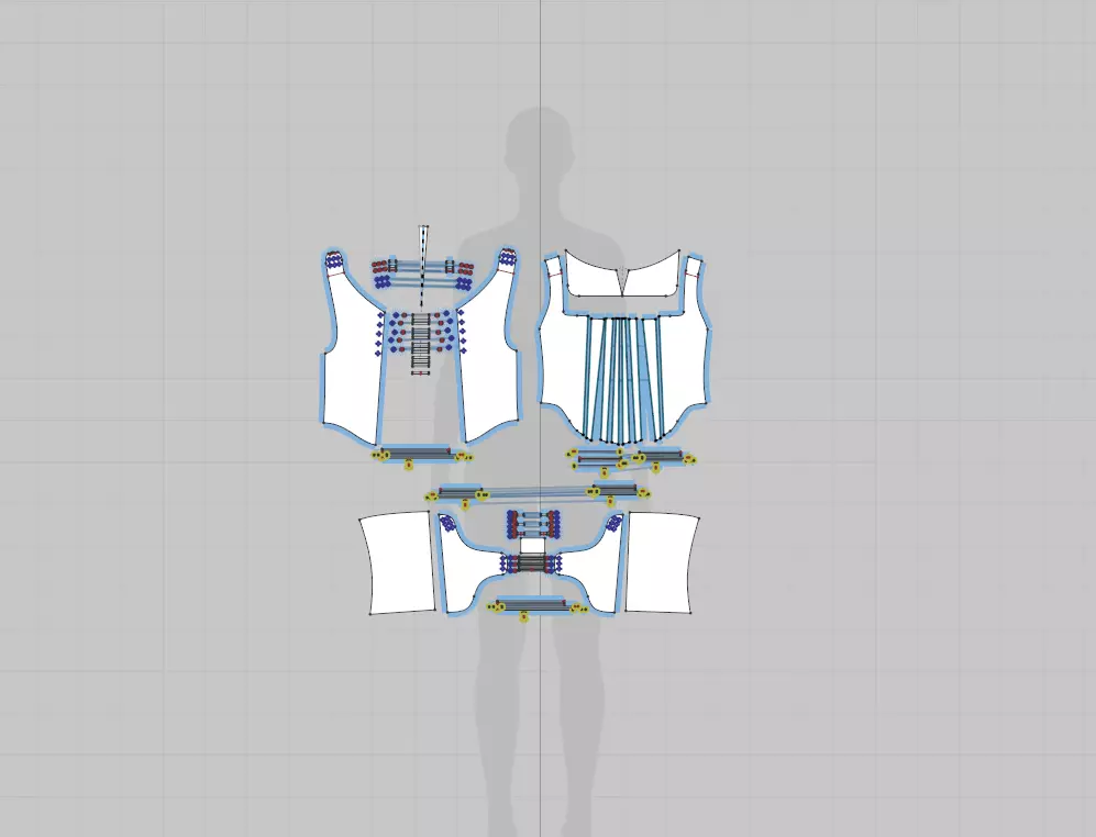 Wedding Bustiers 3D model_15