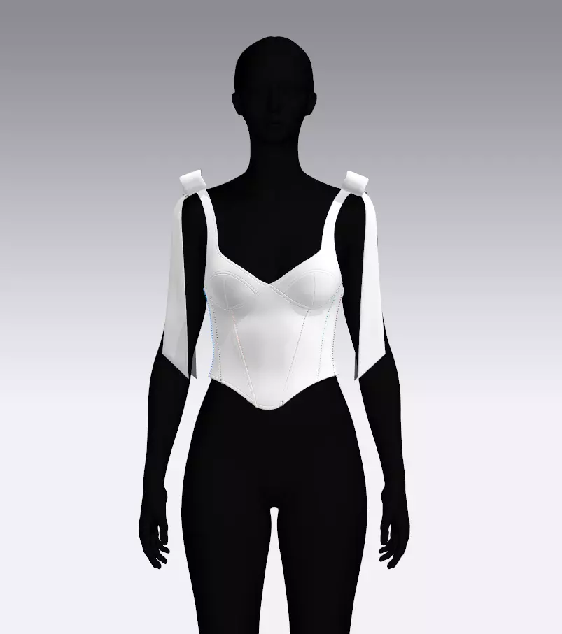 Wedding Bustiers 3D model_7