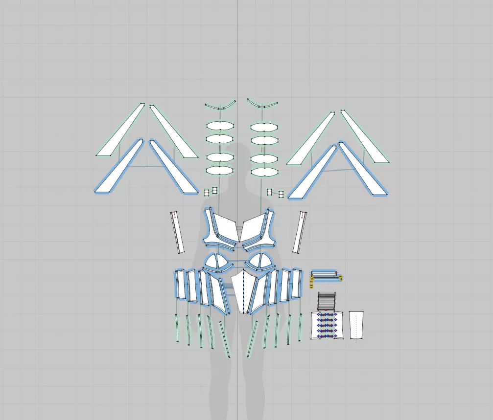 Wedding Bustiers 3D model_5