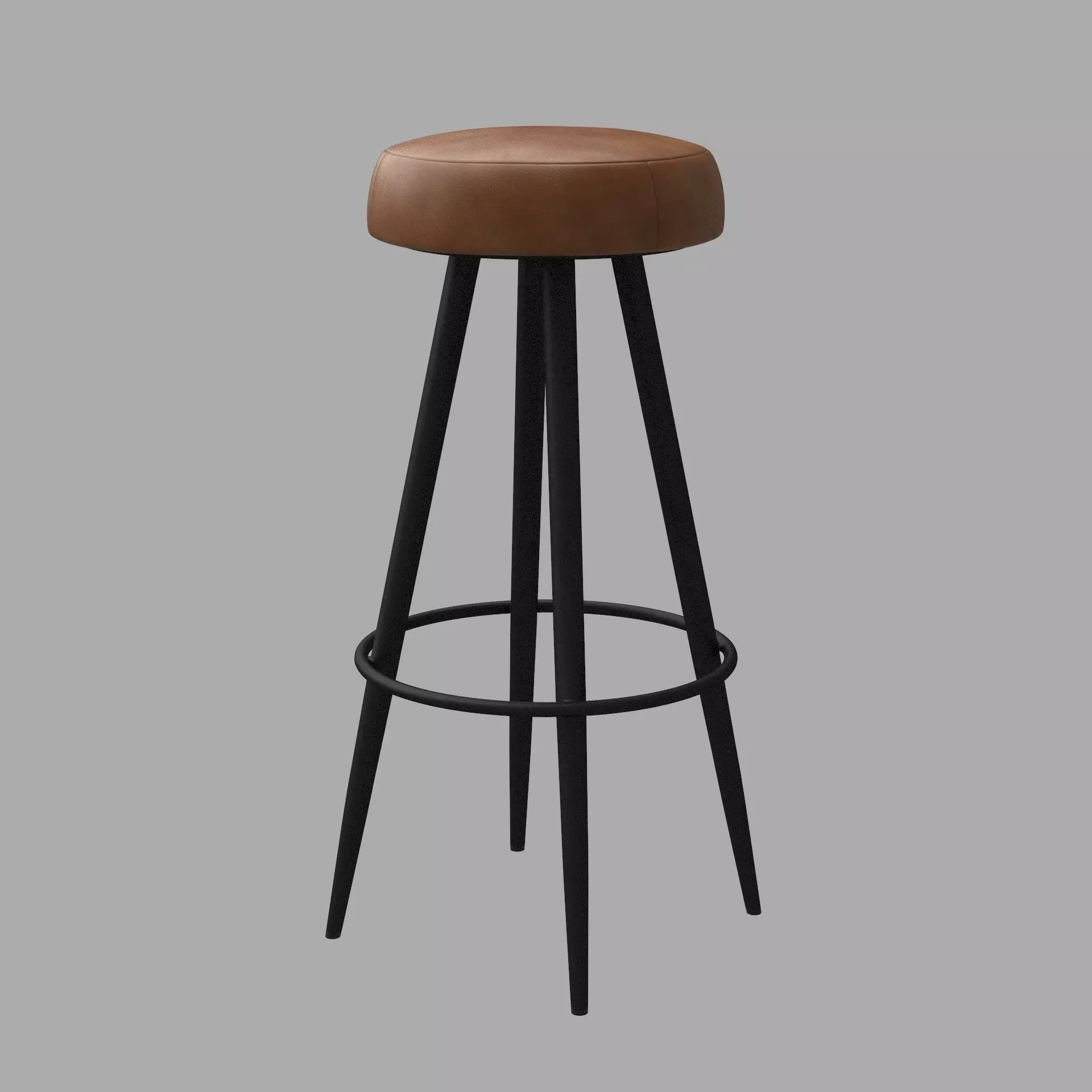 Medusan Bar Stool 3D model_2