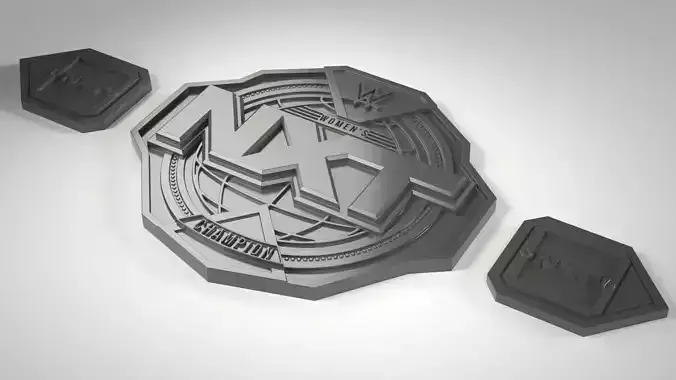 WWE NXT Womens Championship Belt 3D print model