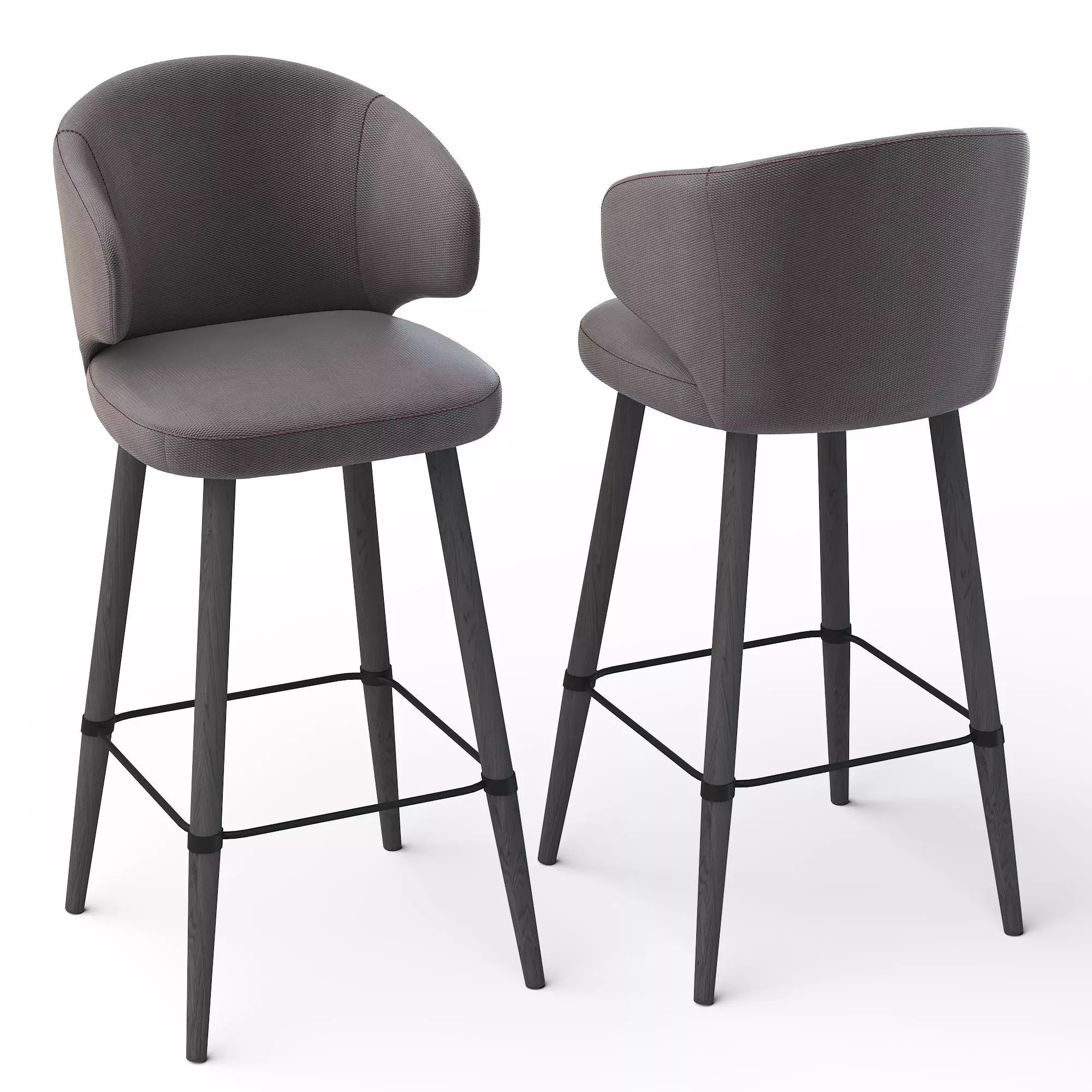 Marlee Bar Stool 3D model_0