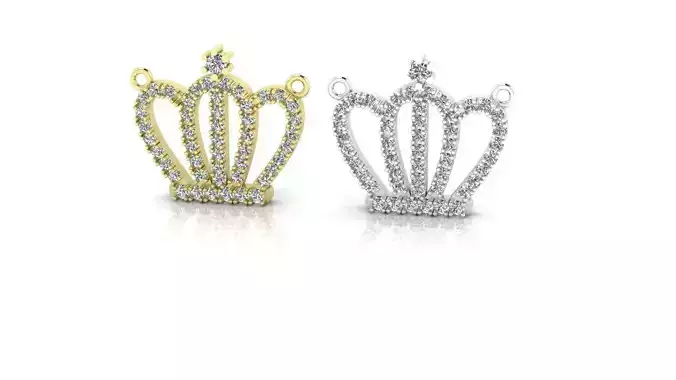 Crown Pendant 3D print model
