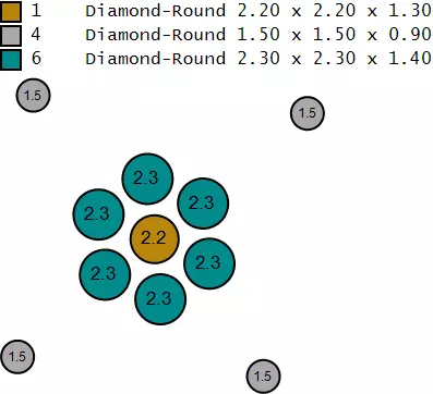 gold star pendant 3D printable model 3D print model_6