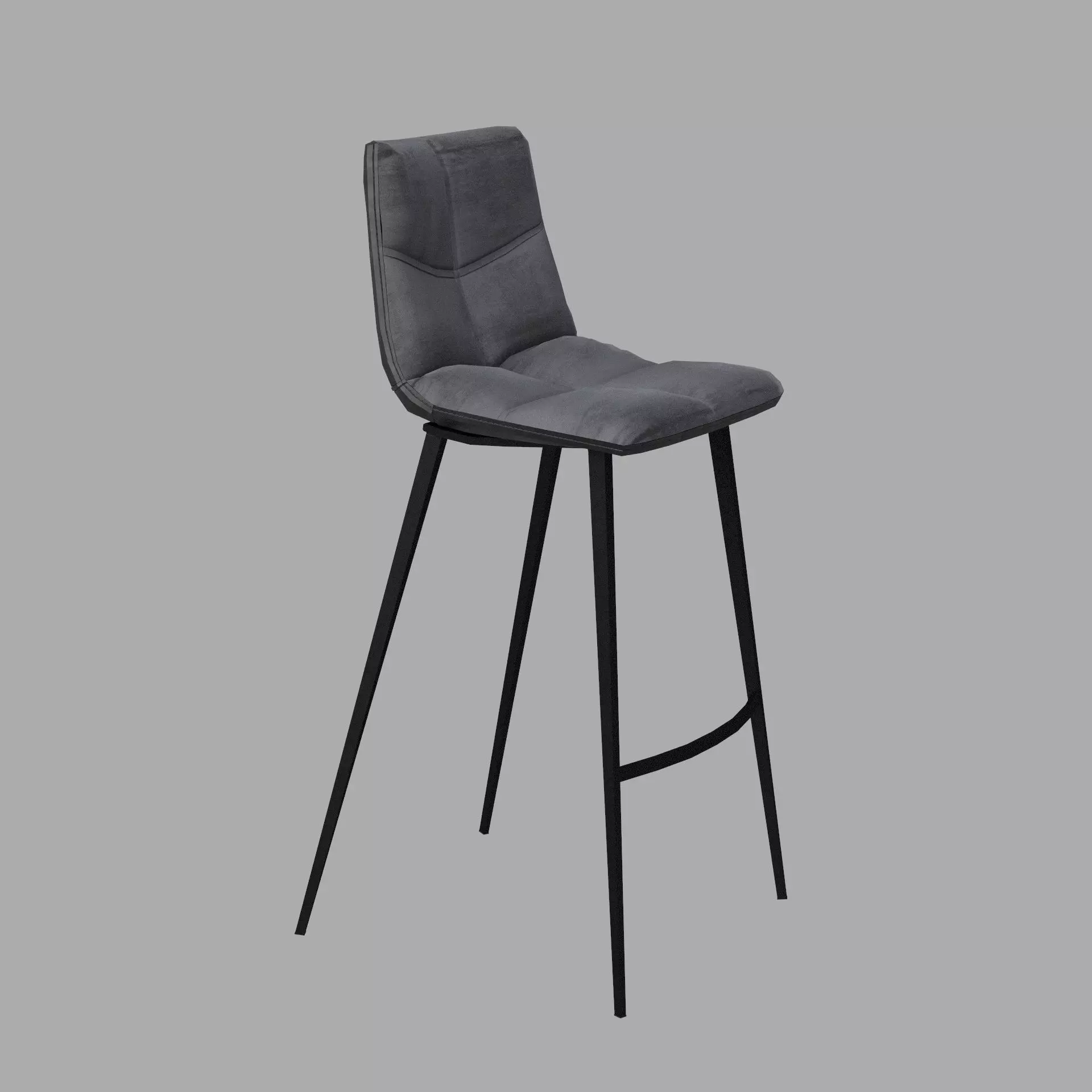 Lempo Bar Stool 3D model_0
