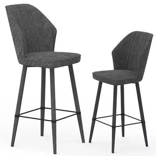 Kylie Bar Chair 3D model