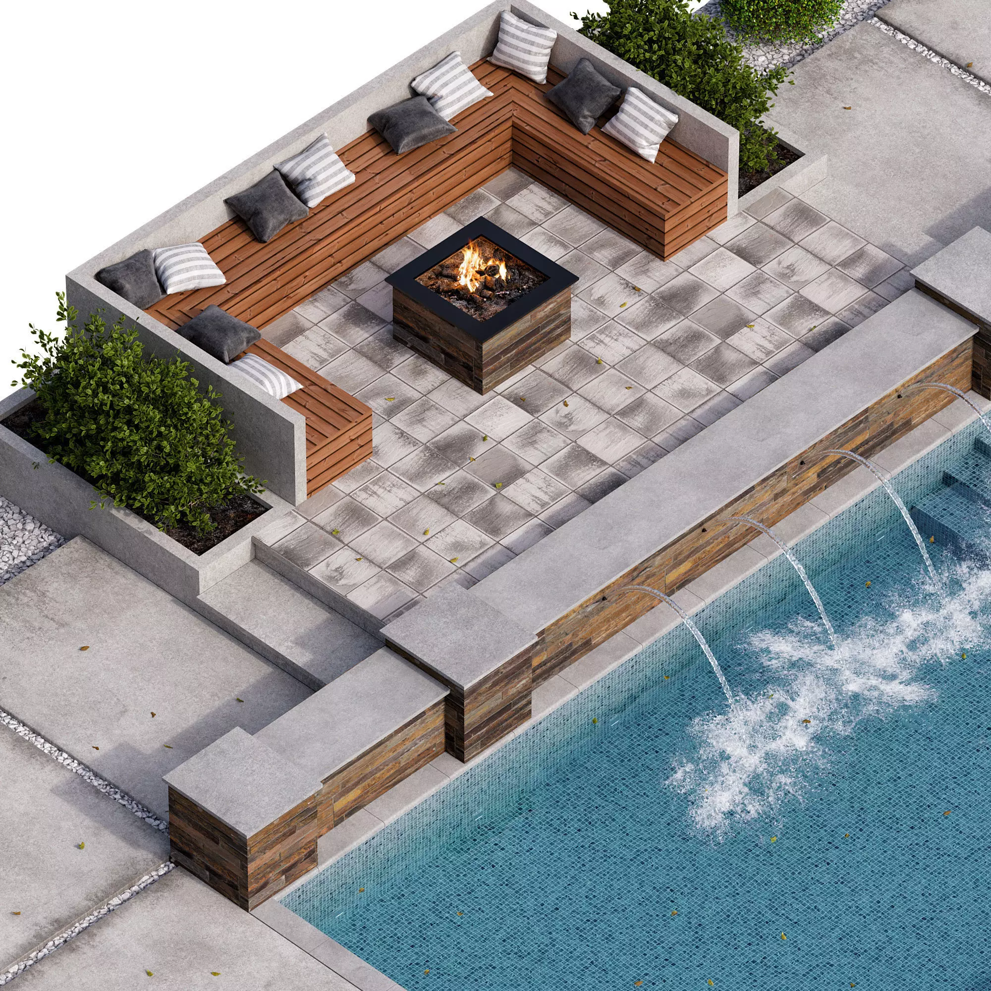 Pool 19 3D model_2