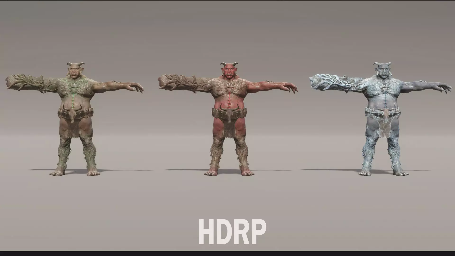 Forest Monsters Pack 3D Model Collection_27