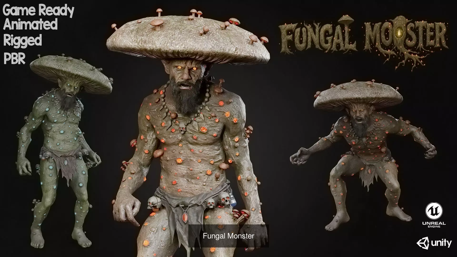 Forest Monsters Pack 3D Model Collection_13