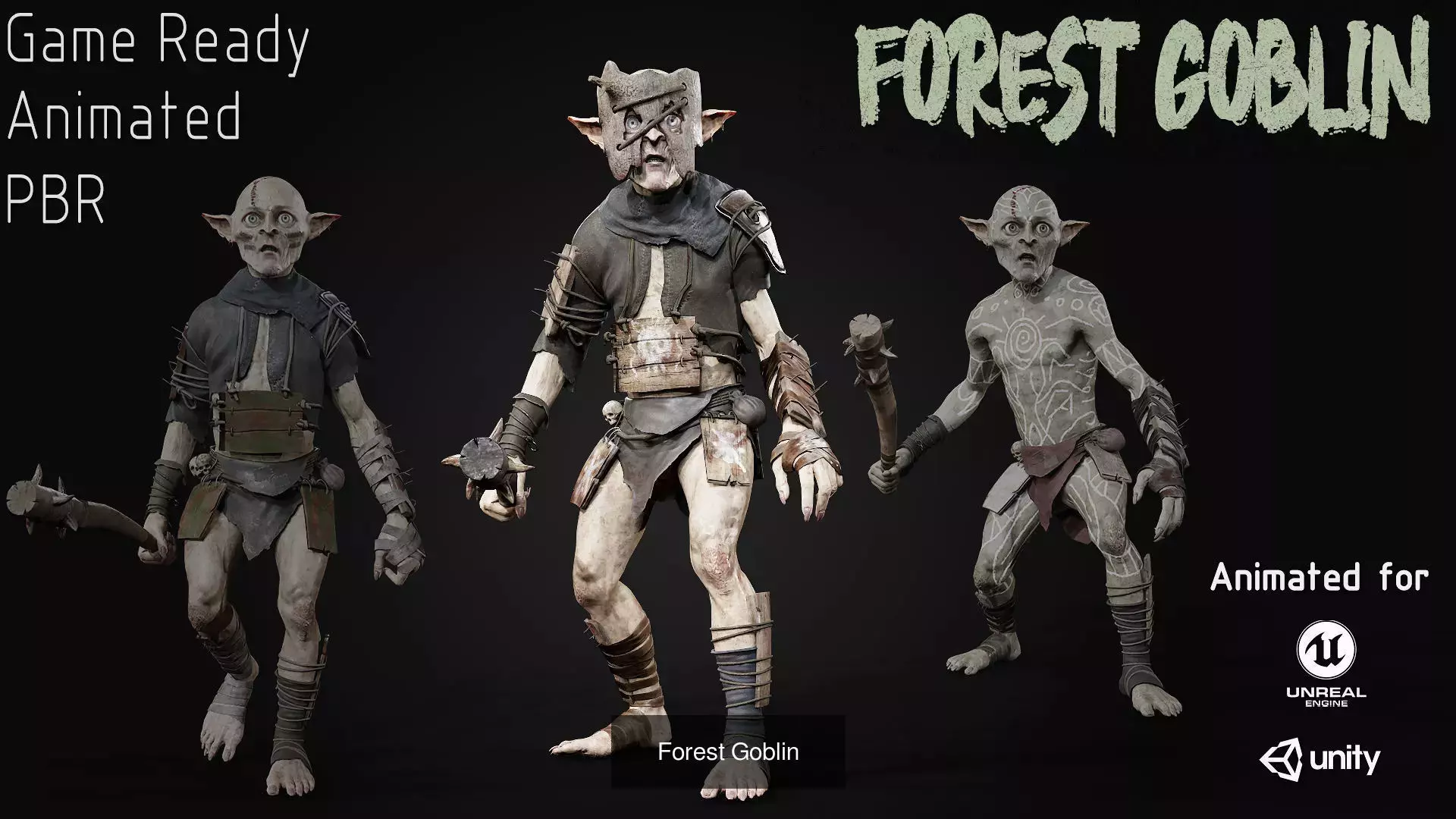 Forest Monsters Pack 3D Model Collection_8
