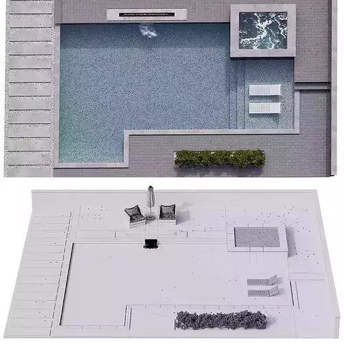 Pool 16 3D model 3