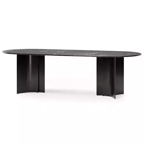 Wave dinning table 3D model