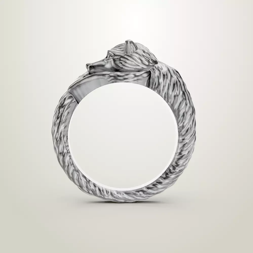 Ring The Little Fox 3D print model_3