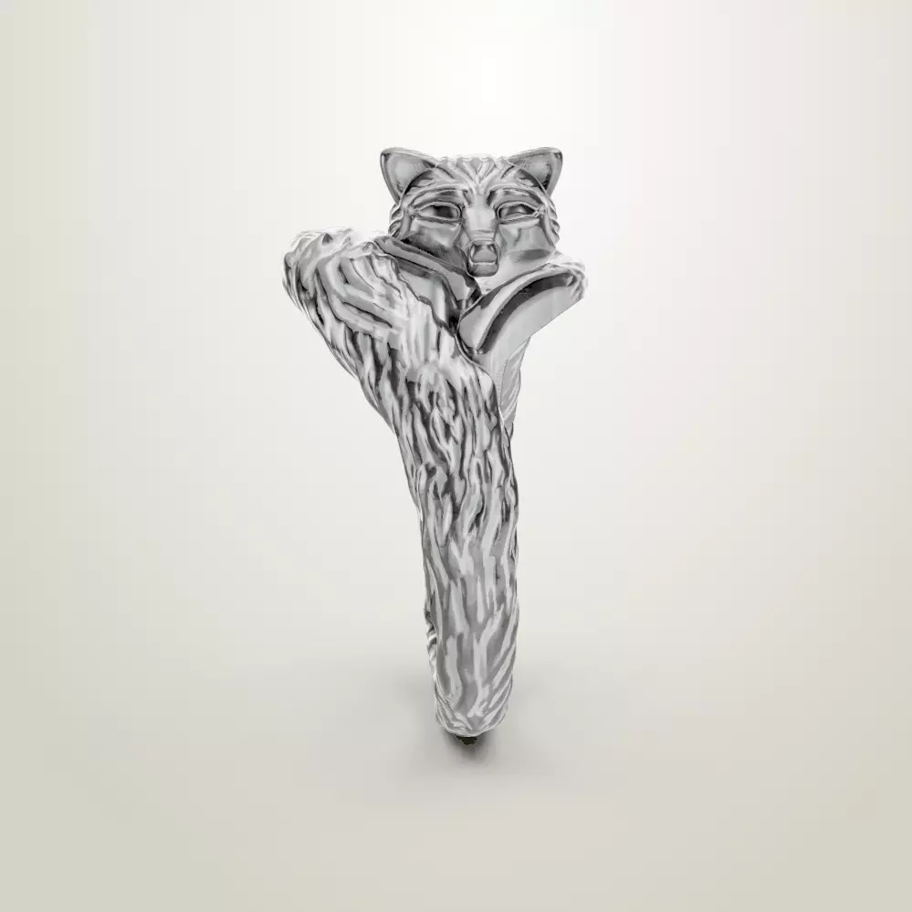 Ring The Little Fox 3D print model_2