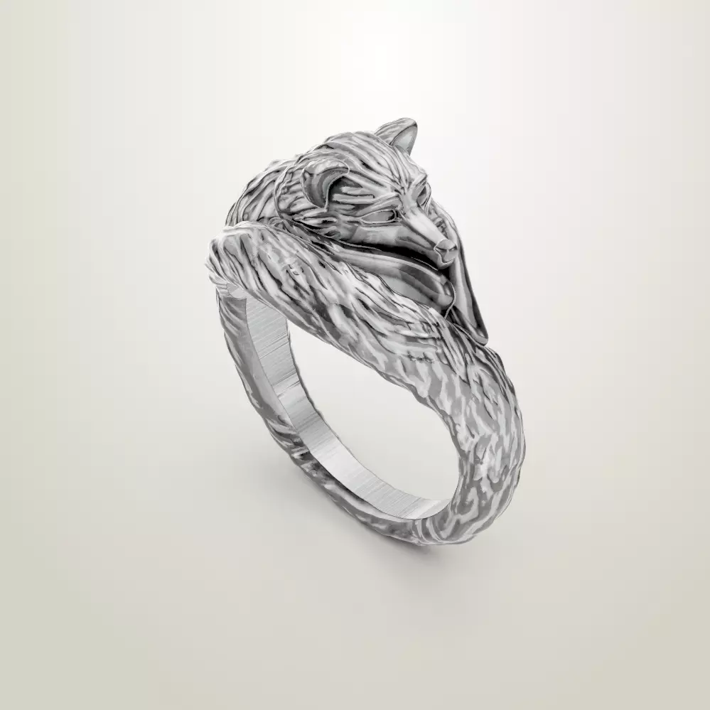 Ring The Little Fox 3D print model_0