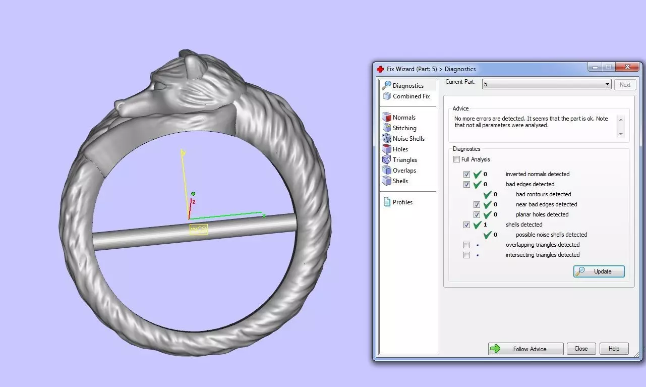 Ring The Little Fox 3D print model_8