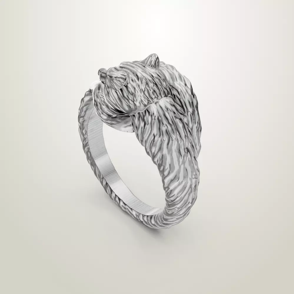 Ring The Little Fox 3D print model_5