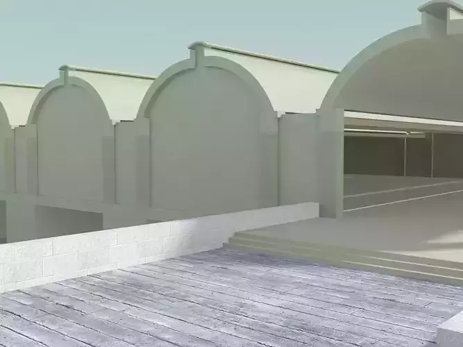 Kimbel Art Museum 3D model