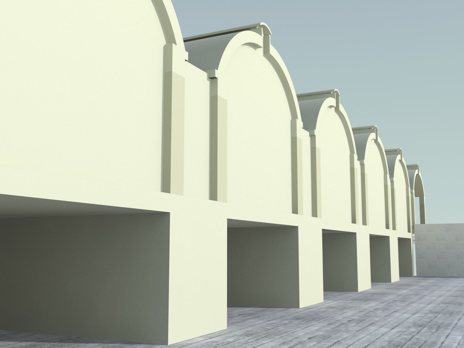 Kimbel Art Museum 3D model_1