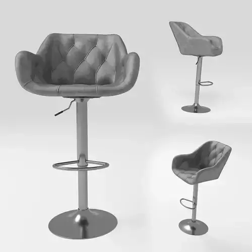 Colte Bar Chair 2 3D model