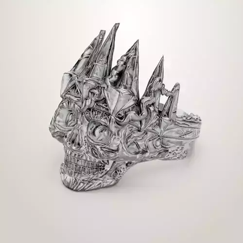 Death Knight Ring Skull Rings