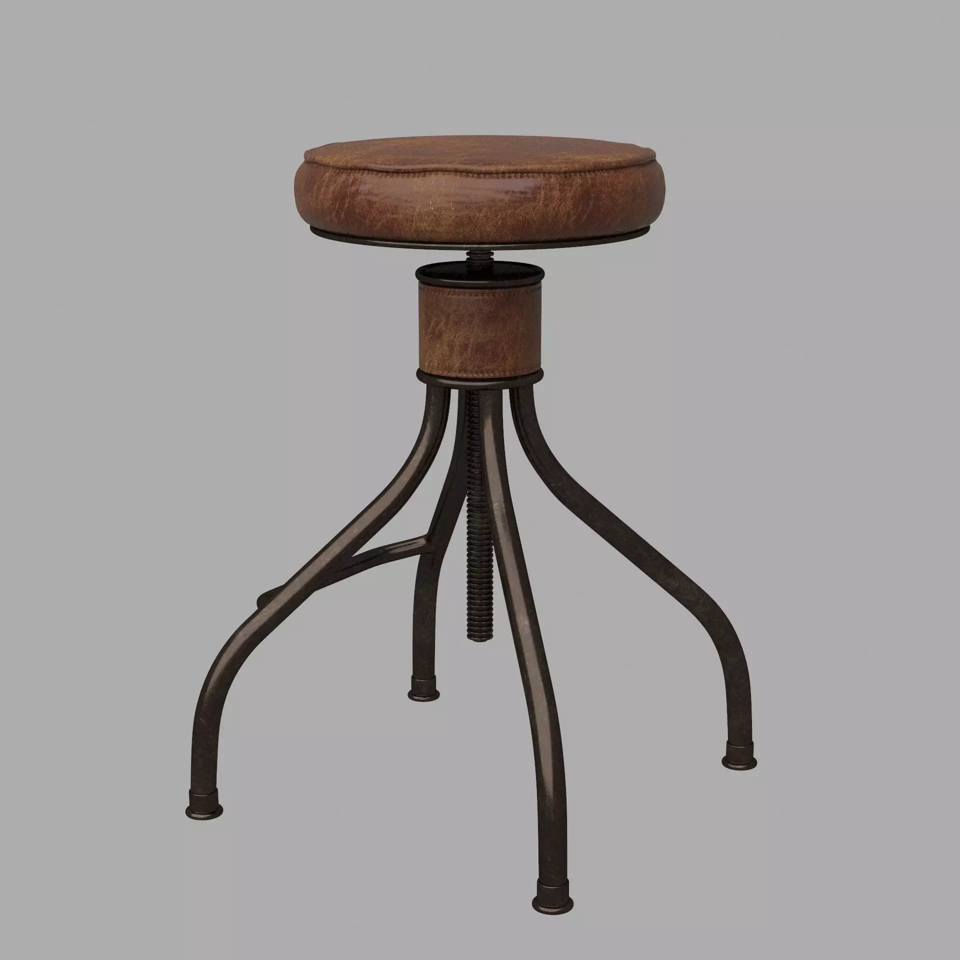Cimmeria Bar Stool 3D model_0